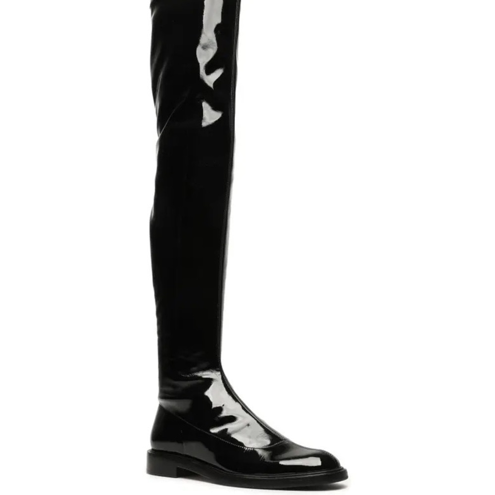 SCHUTZ Black Over the Knee Boots